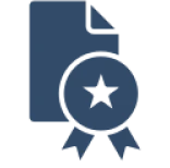 Achievement certificate illustration